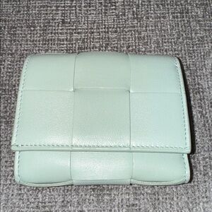 New Bottega Veneta trifold mini wallet